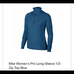 Nike pro long-sleeve half zip NWT